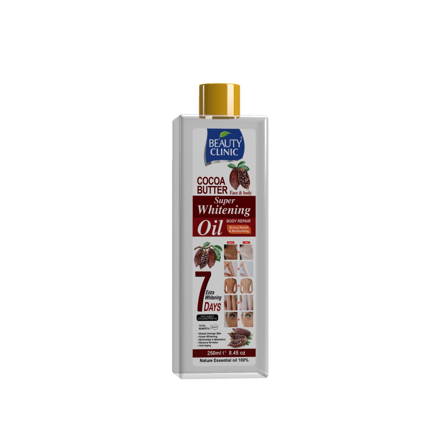 BEAUTY CLINIC SUPER WHITNING OIL COCOA BUTTER