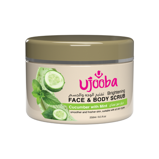 UJOOBA-CUCUMBER & MINT-FACE AND BODY SCRUBS