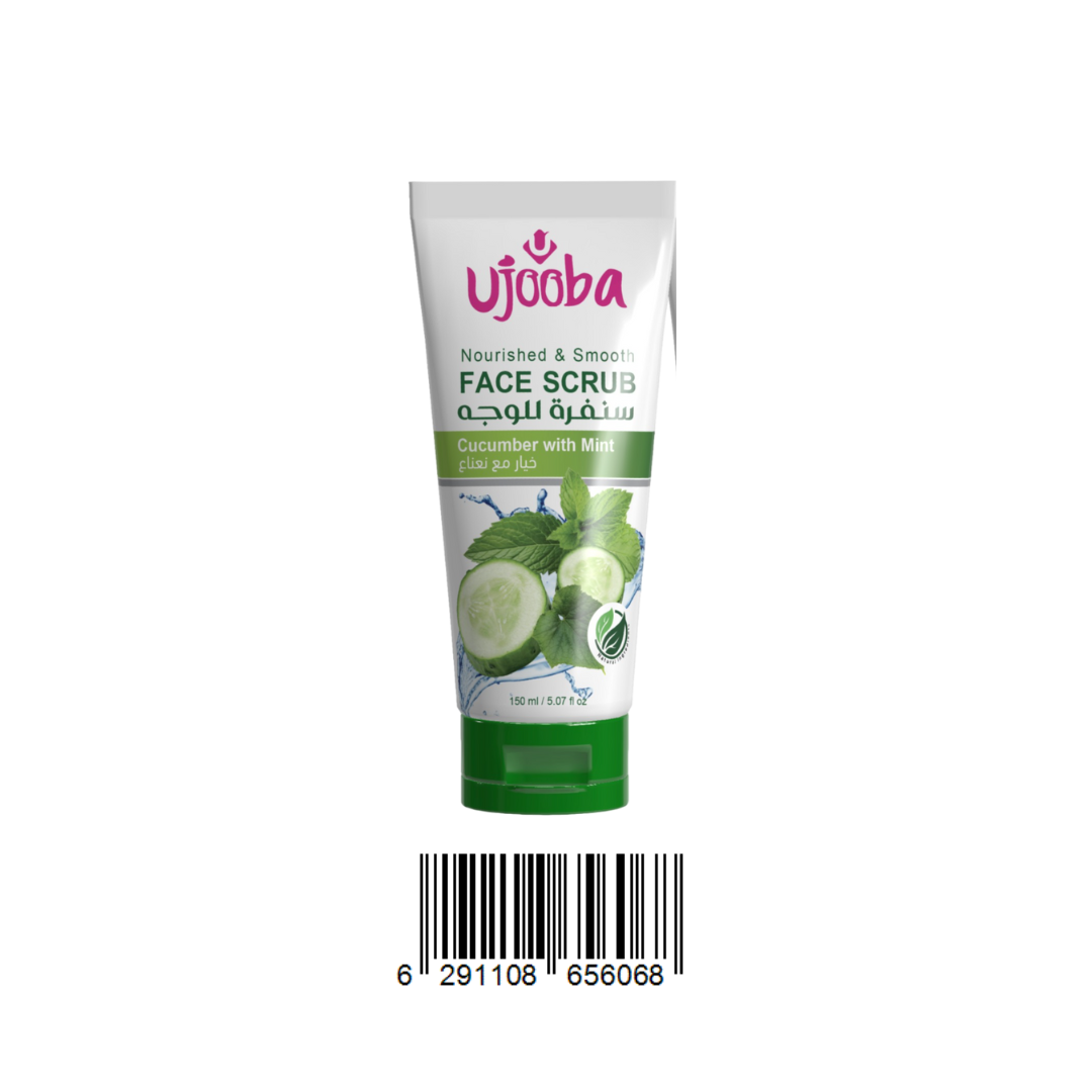 UJOOBA-CUCUMBER & MINT-FACE AND BODY SCRUBS 150ML