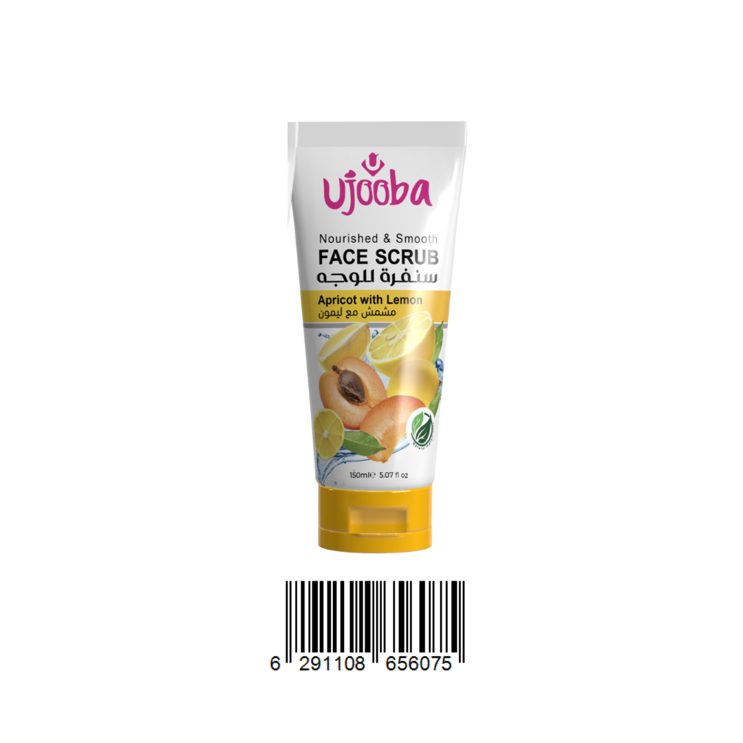 UJOOBA-APRICOT AND LEMON -FACE AND BODY SCRUBS 150ML