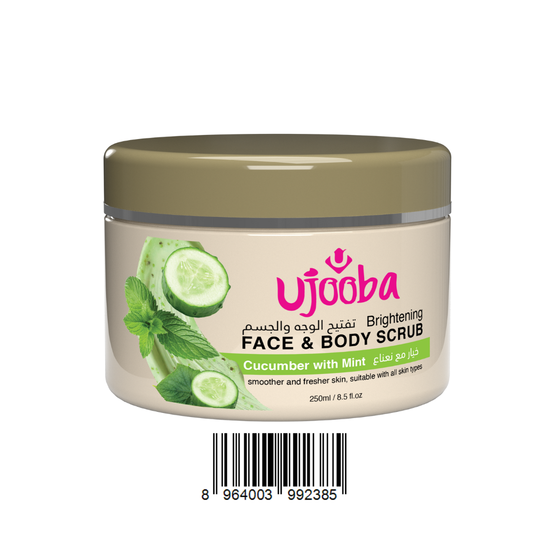 UJOOBA-CUCUMBER & MINT-FACE AND BODY SCRUBS