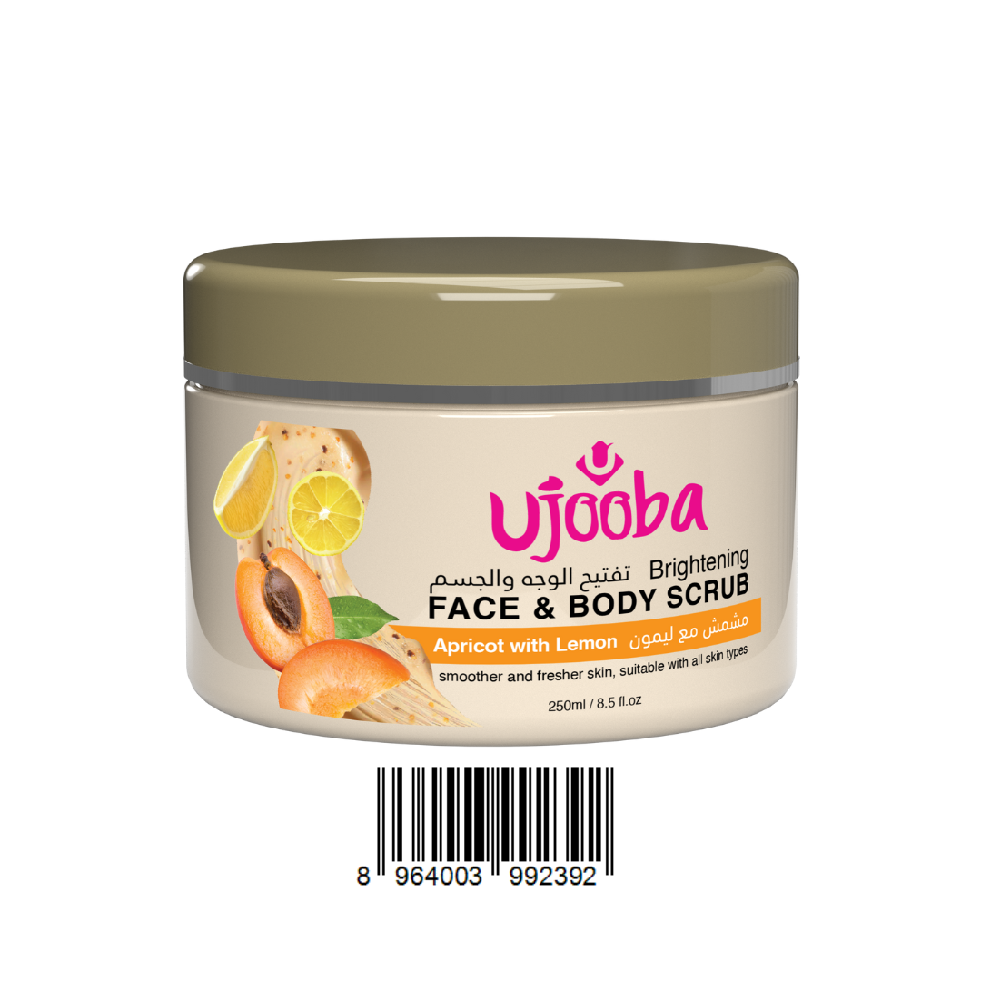 UJOOBA-APRICOT and  LEMON-FACE AND BODY SCRUBS