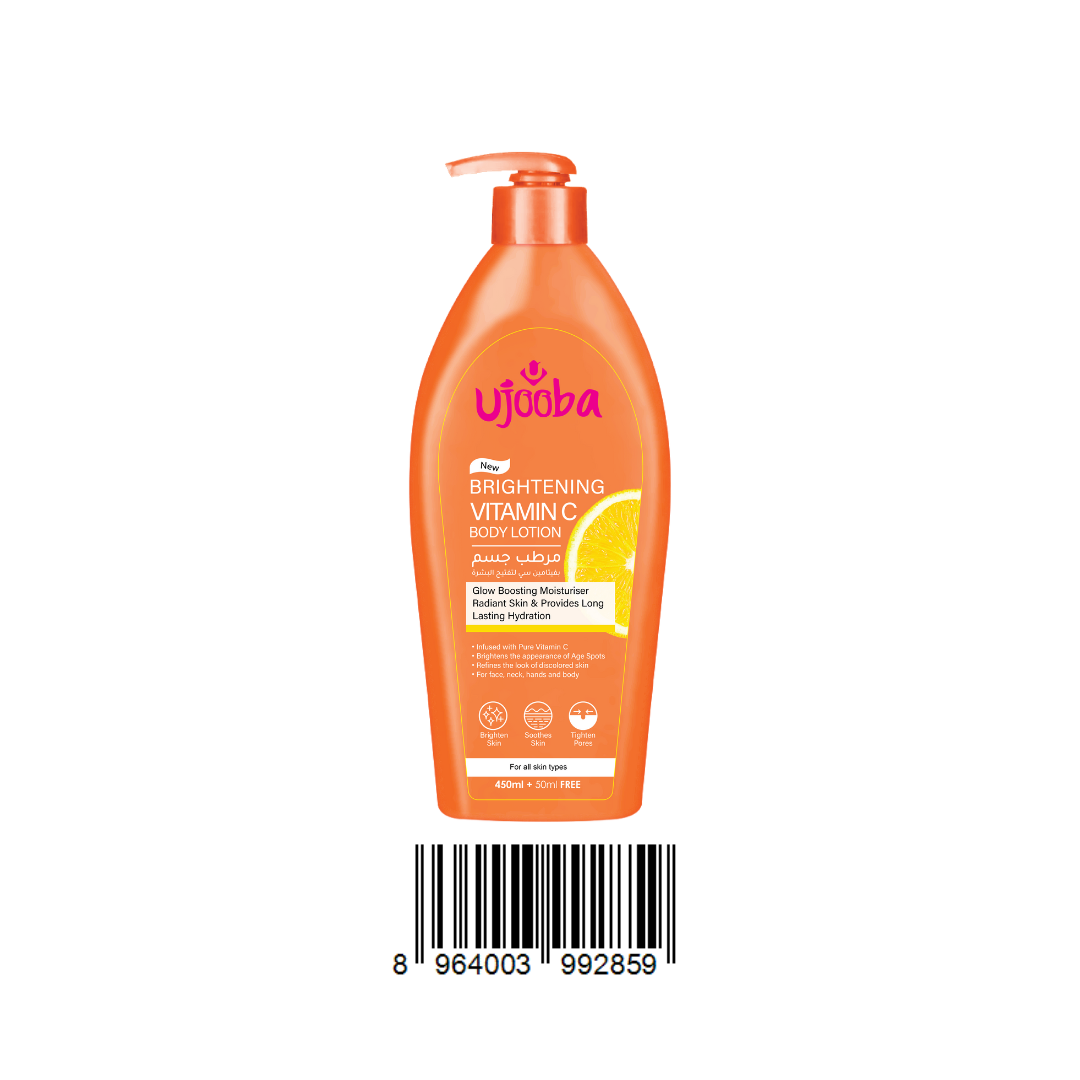 UJOOBA - Brightening Vitamin C Body Lotion (450mL + 50mL Free)