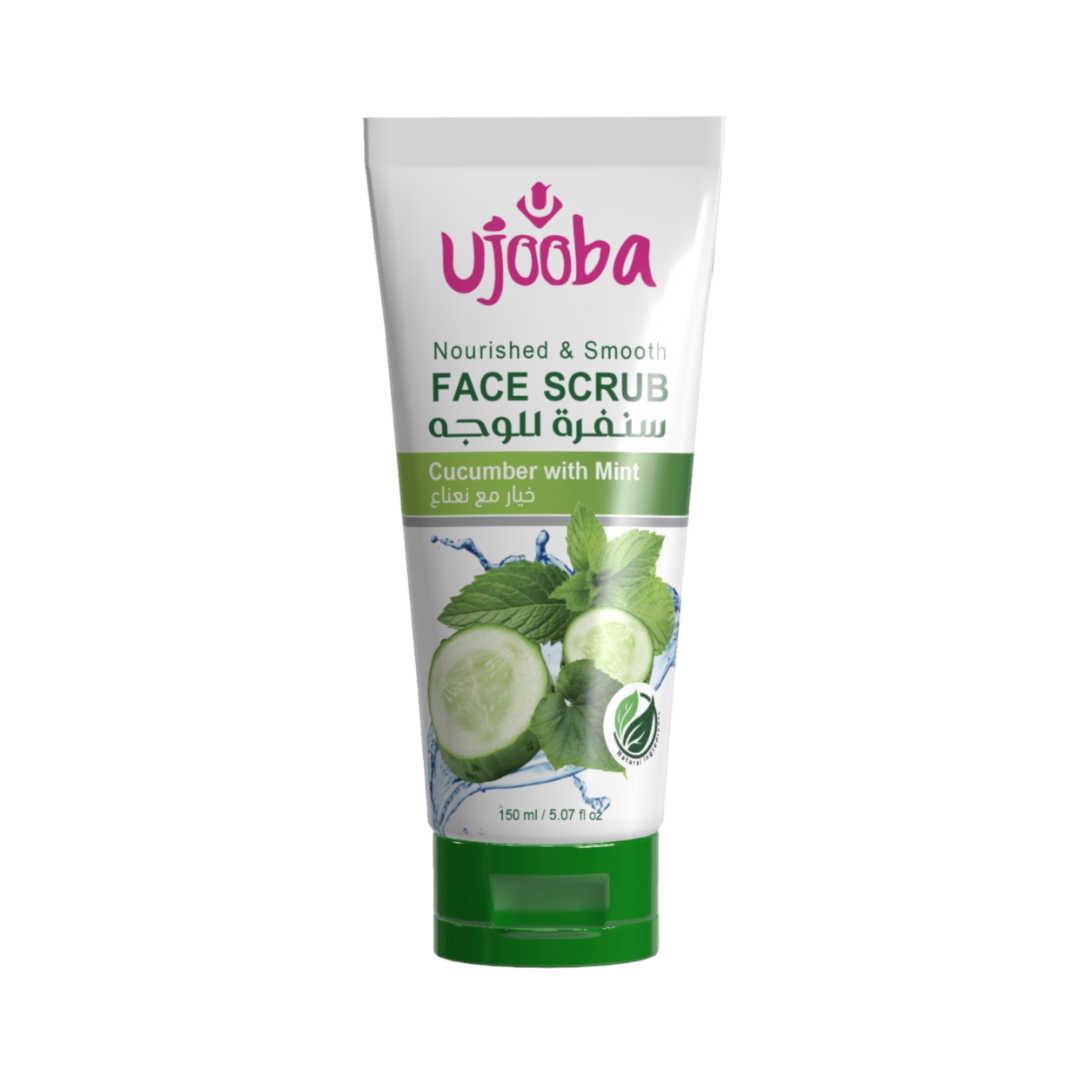 UJOOBA-CUCUMBER & MINT-FACE AND BODY SCRUBS 150ML