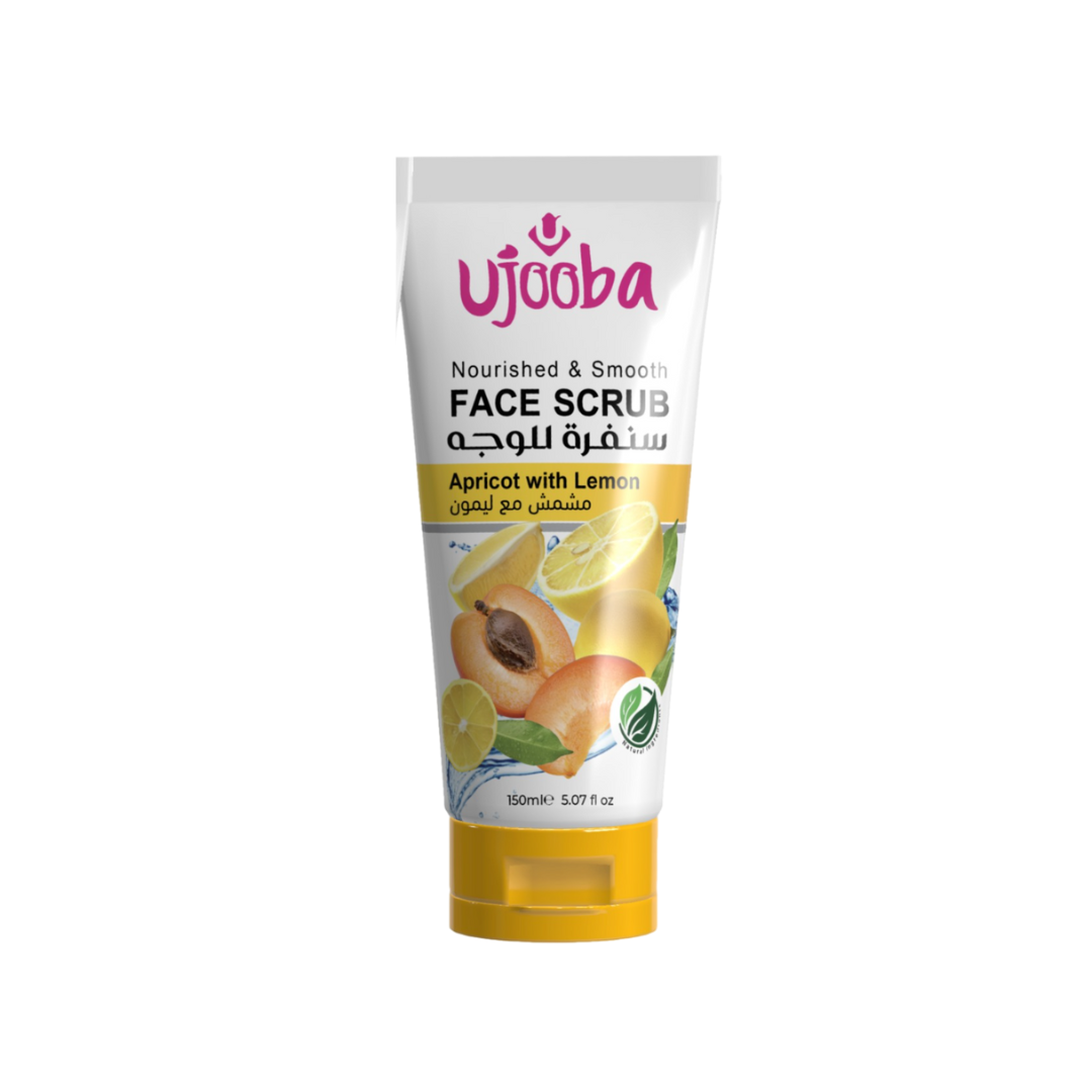 UJOOBA-APRICOT AND LEMON -FACE AND BODY SCRUBS 150ML