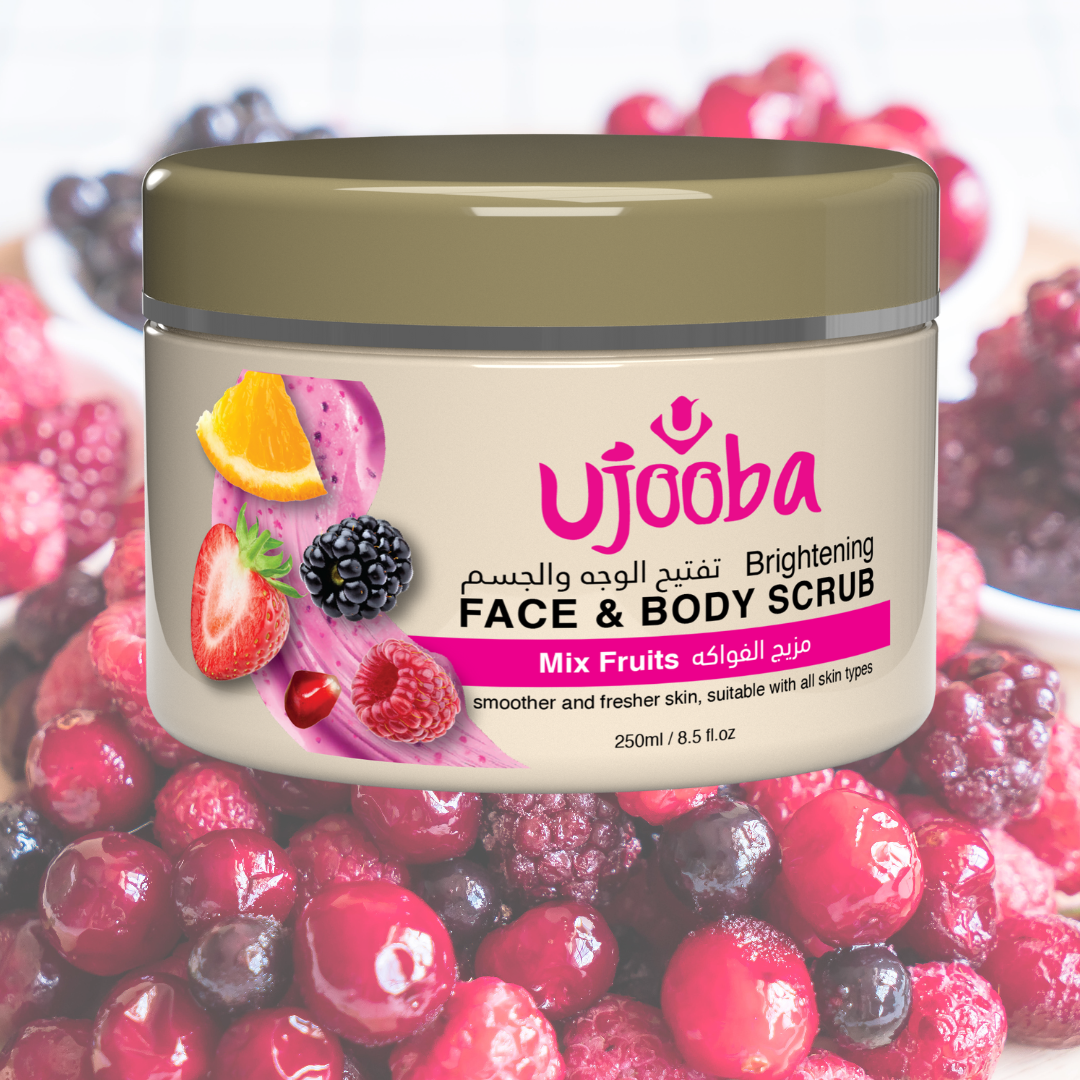 UJOOBA-MIX FRUIT -FACE AND BODY SCRUBS