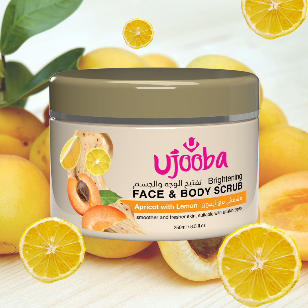 UJOOBA-APRICOT and  LEMON-FACE AND BODY SCRUBS