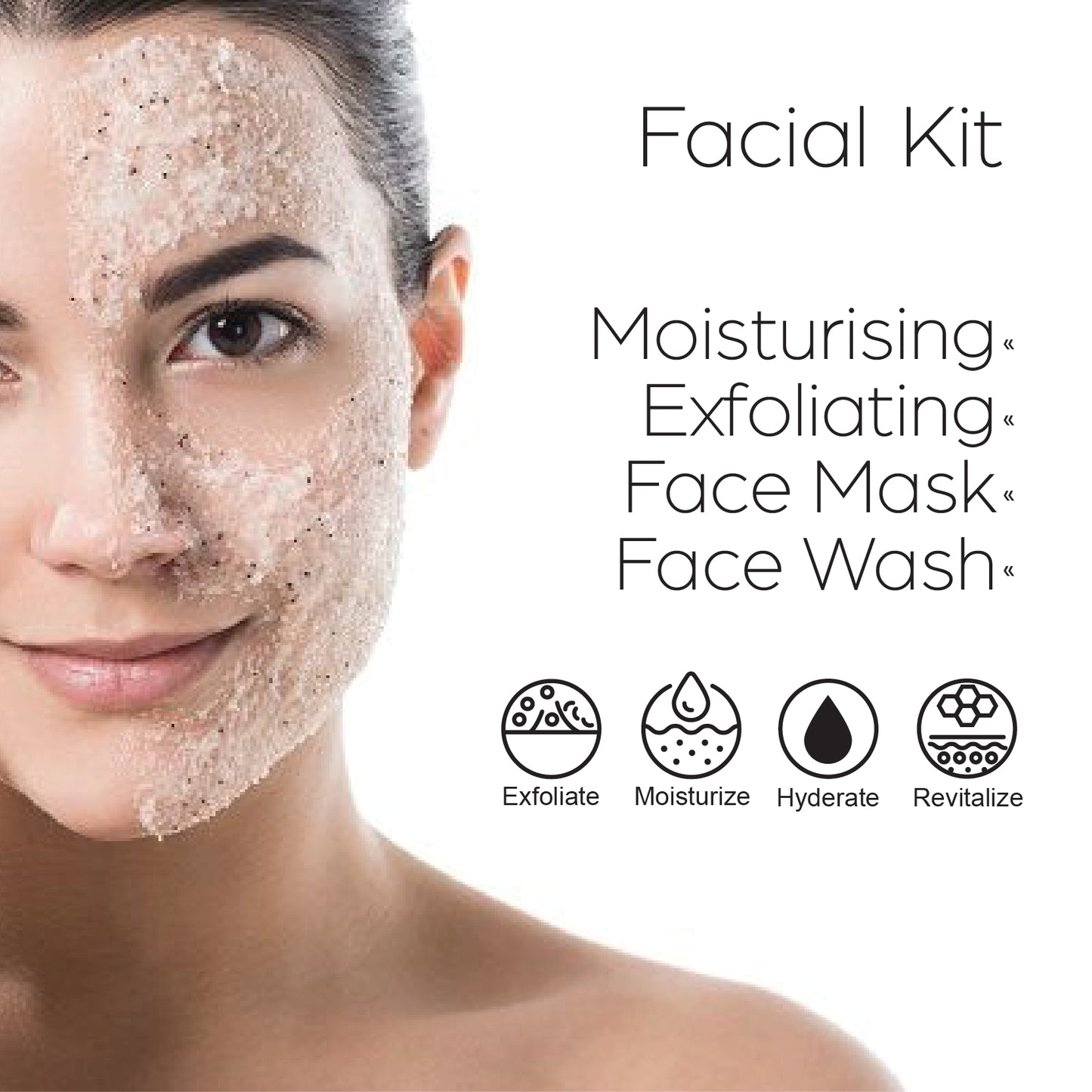 FACIAL KIT SCRUB - ALL in 1