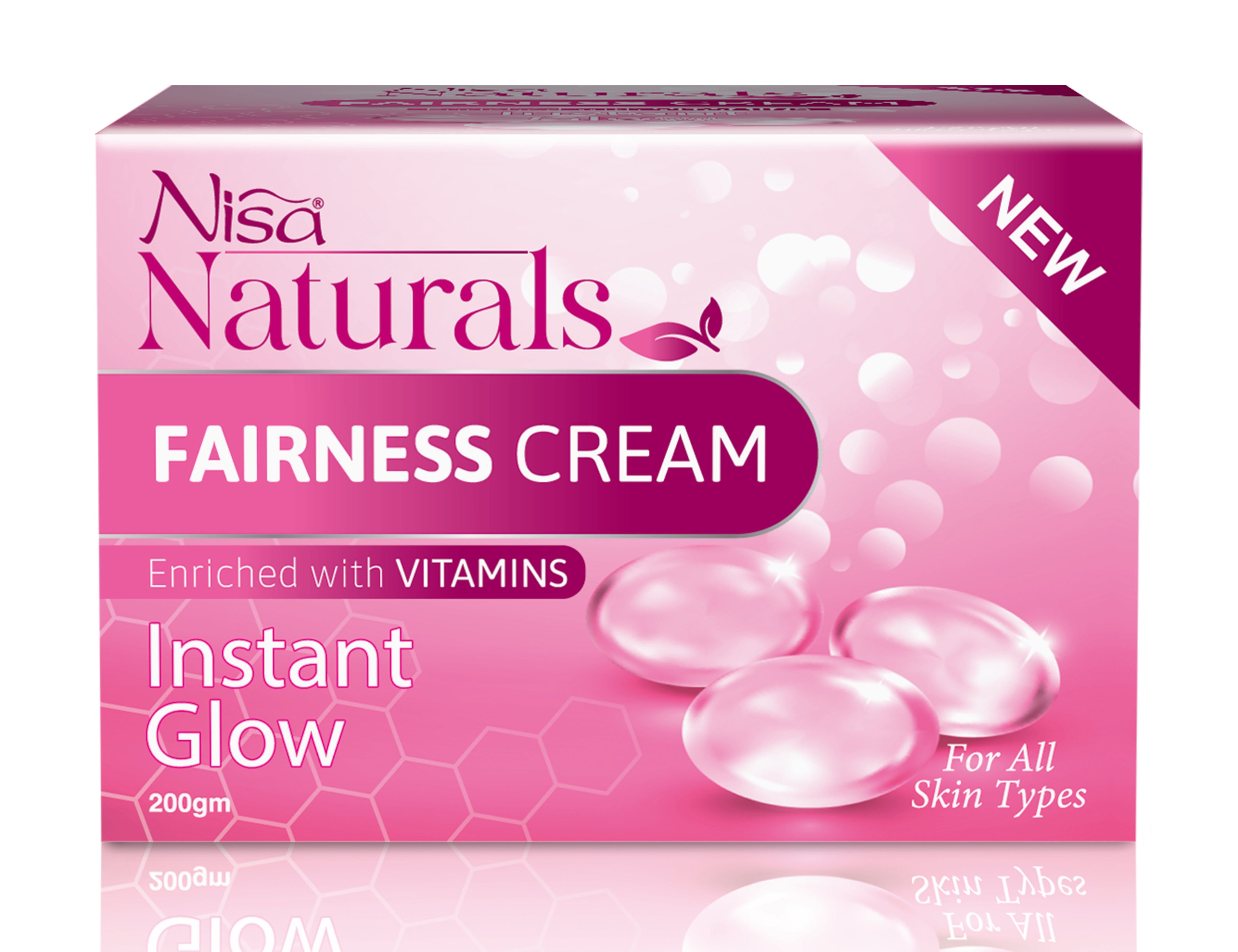 NISA NATURALS - FAIRNESS CREAM - INSTAN GLOW