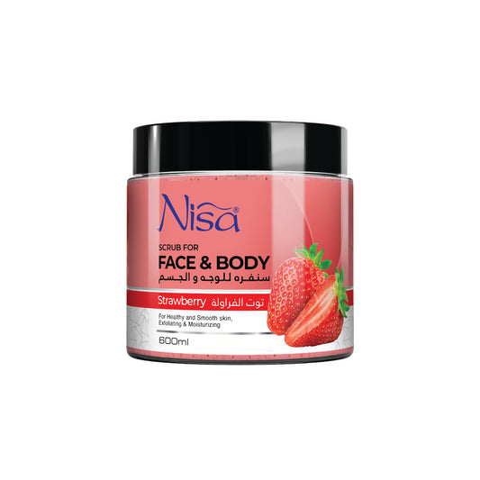 NISA -FACE AND BODY SCRUB - STRAWBERRY