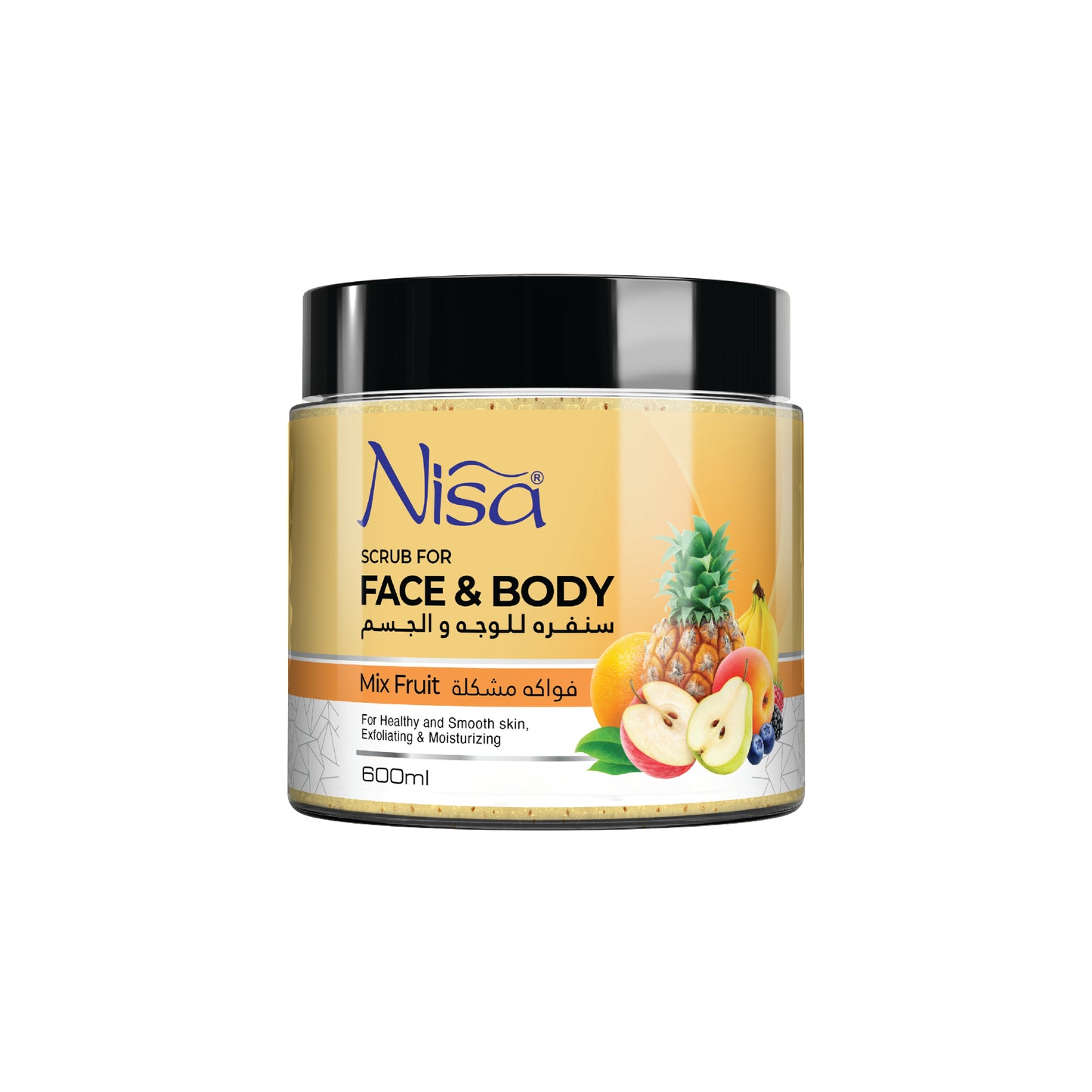 NISA - FACE AND BODY SCRUB - MIX FRUIT