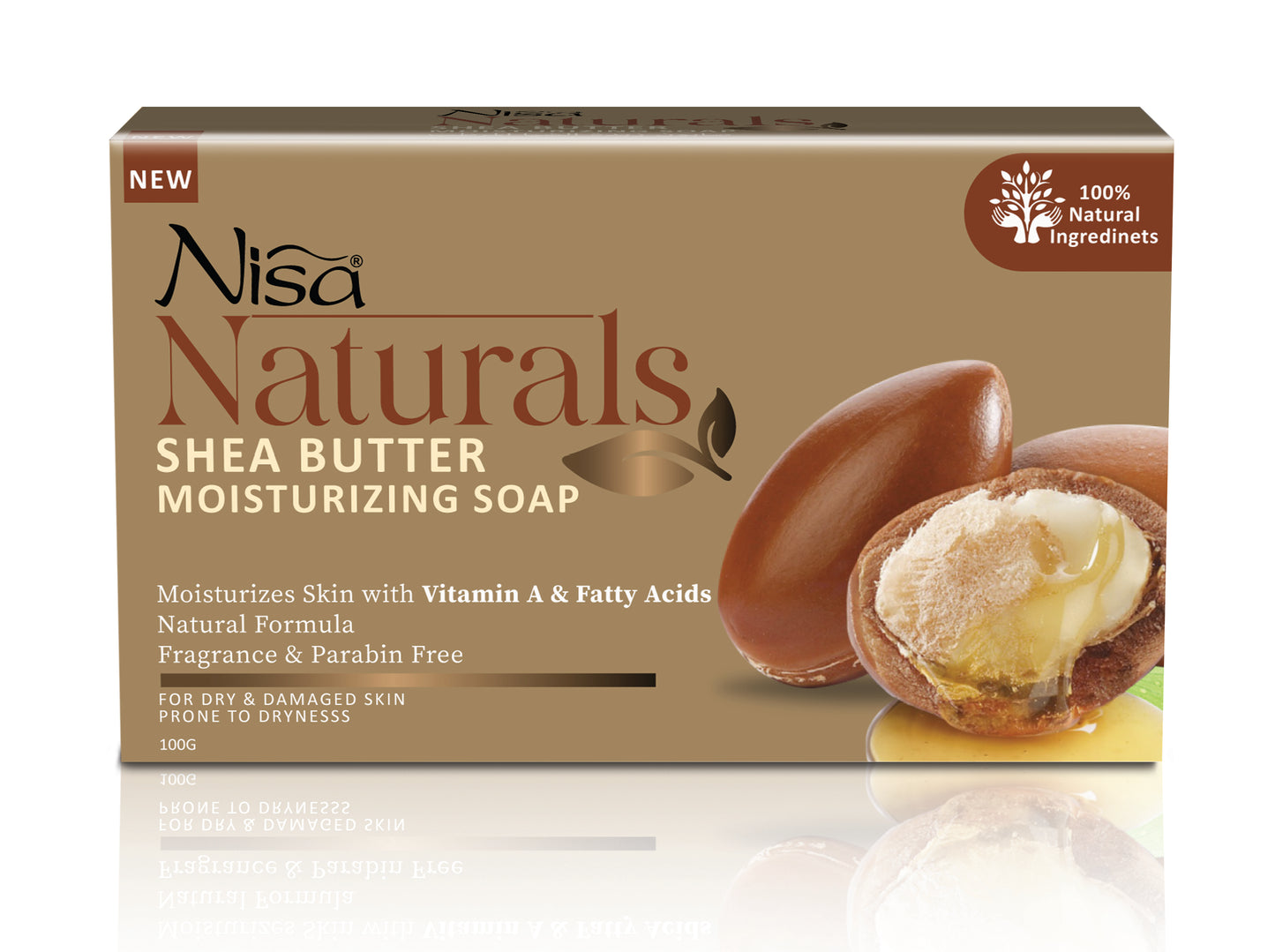 NISA NATURALS - SHEA BUTTER MOISTURIZING SOAP