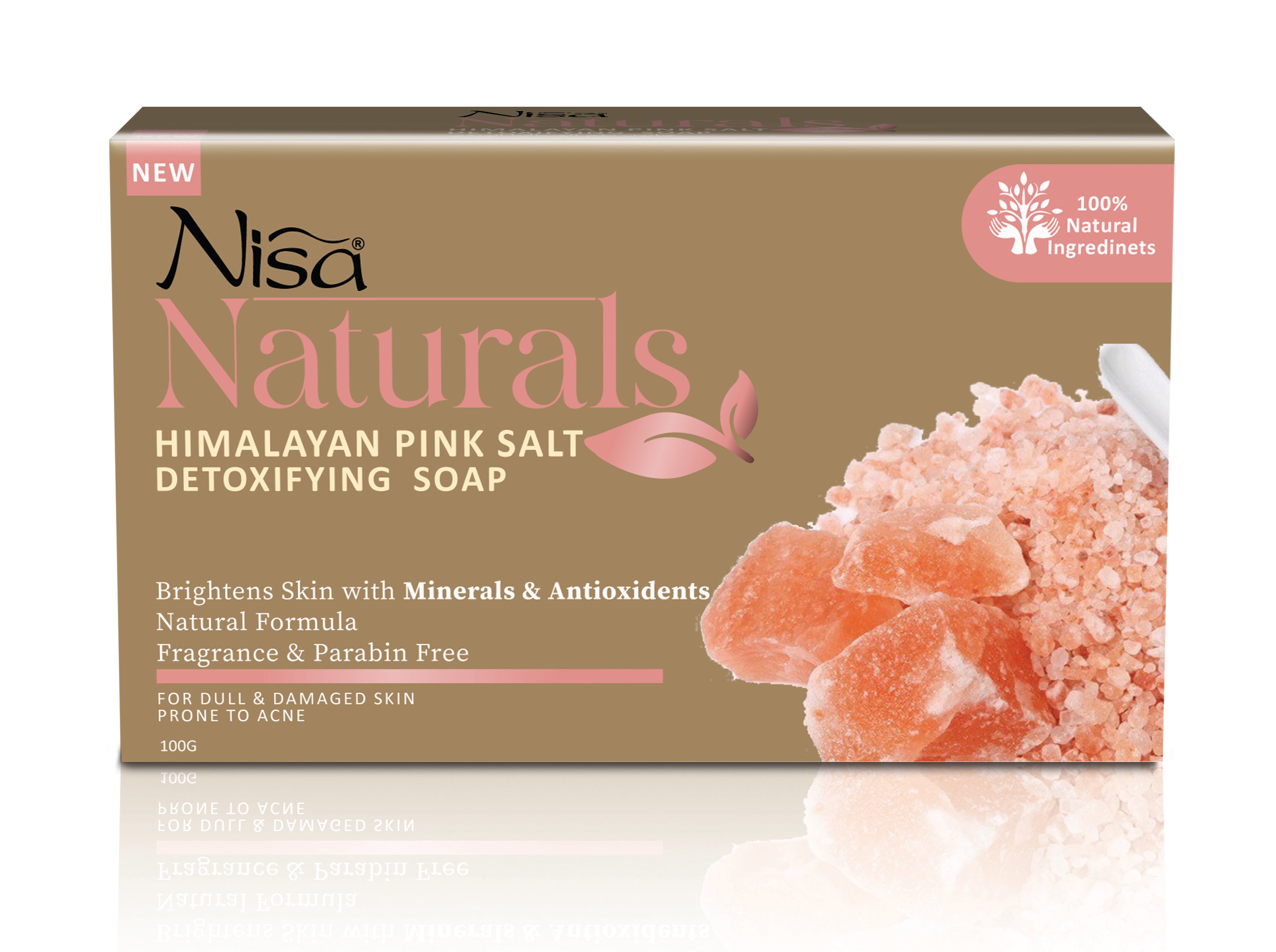 NISA NATURALS - HIMALAYAN PINK SALT SOAP