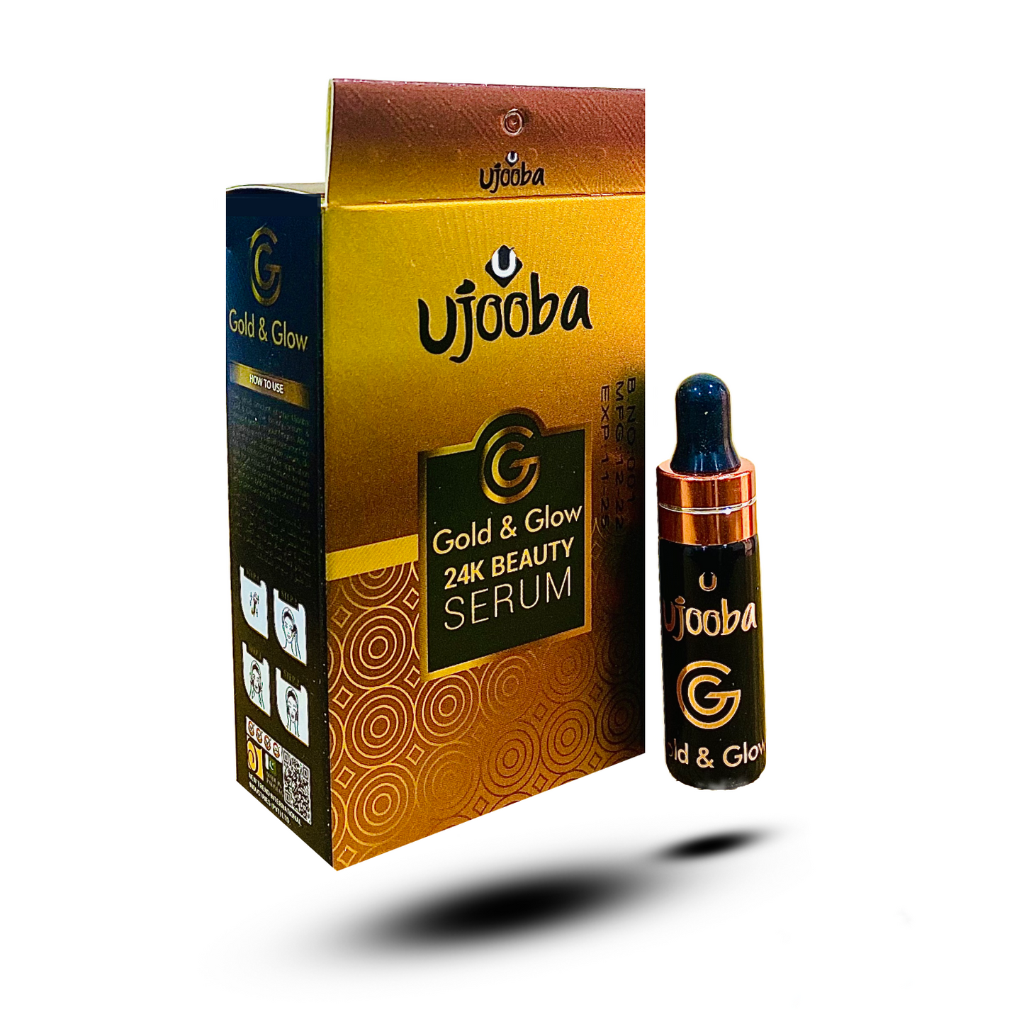 UJOOBA- GOLD AND GLOW - 24K BEAUTY SERUM