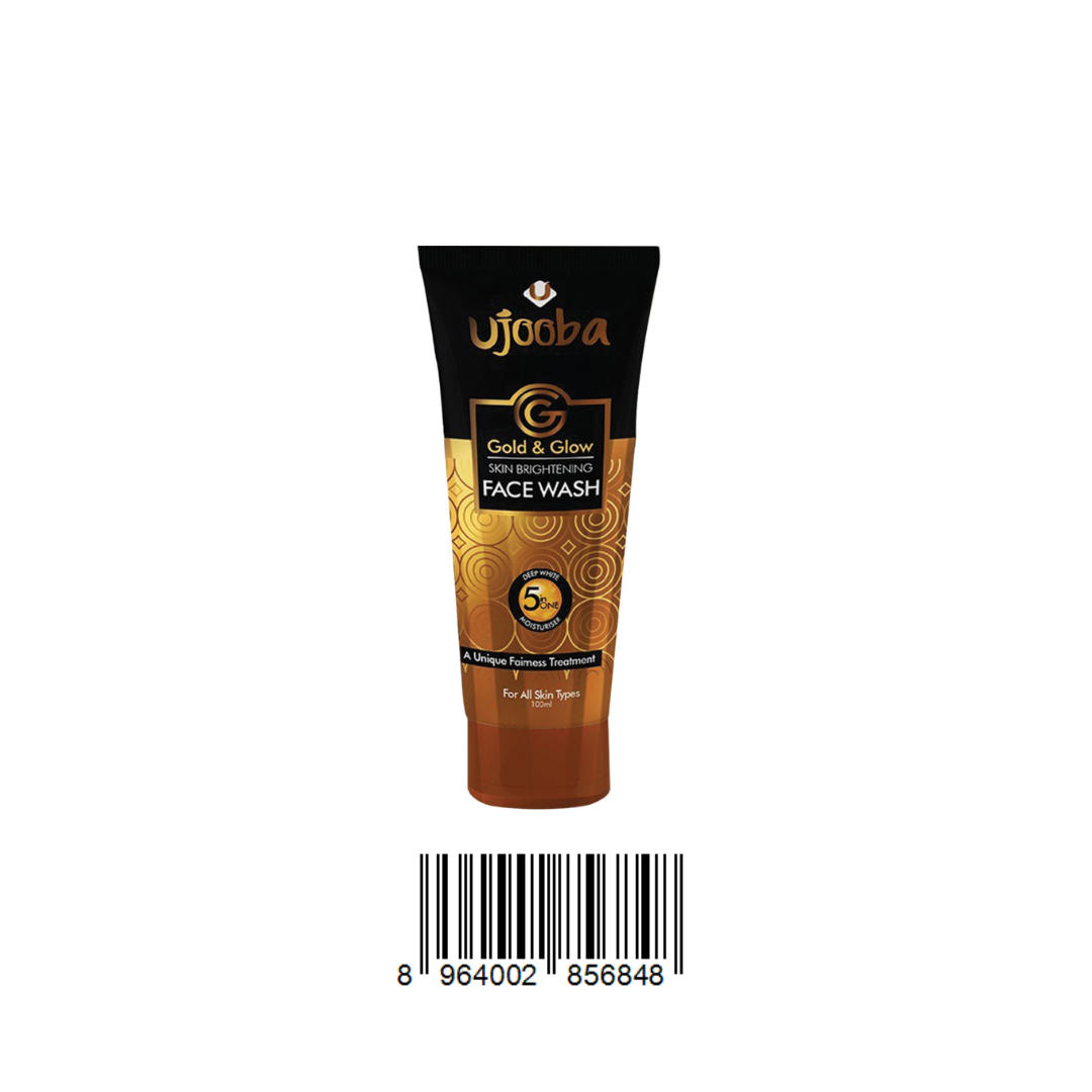 UJOOBA - GOLD AND GLOW SKIN BRIGHTENING FACE WASH