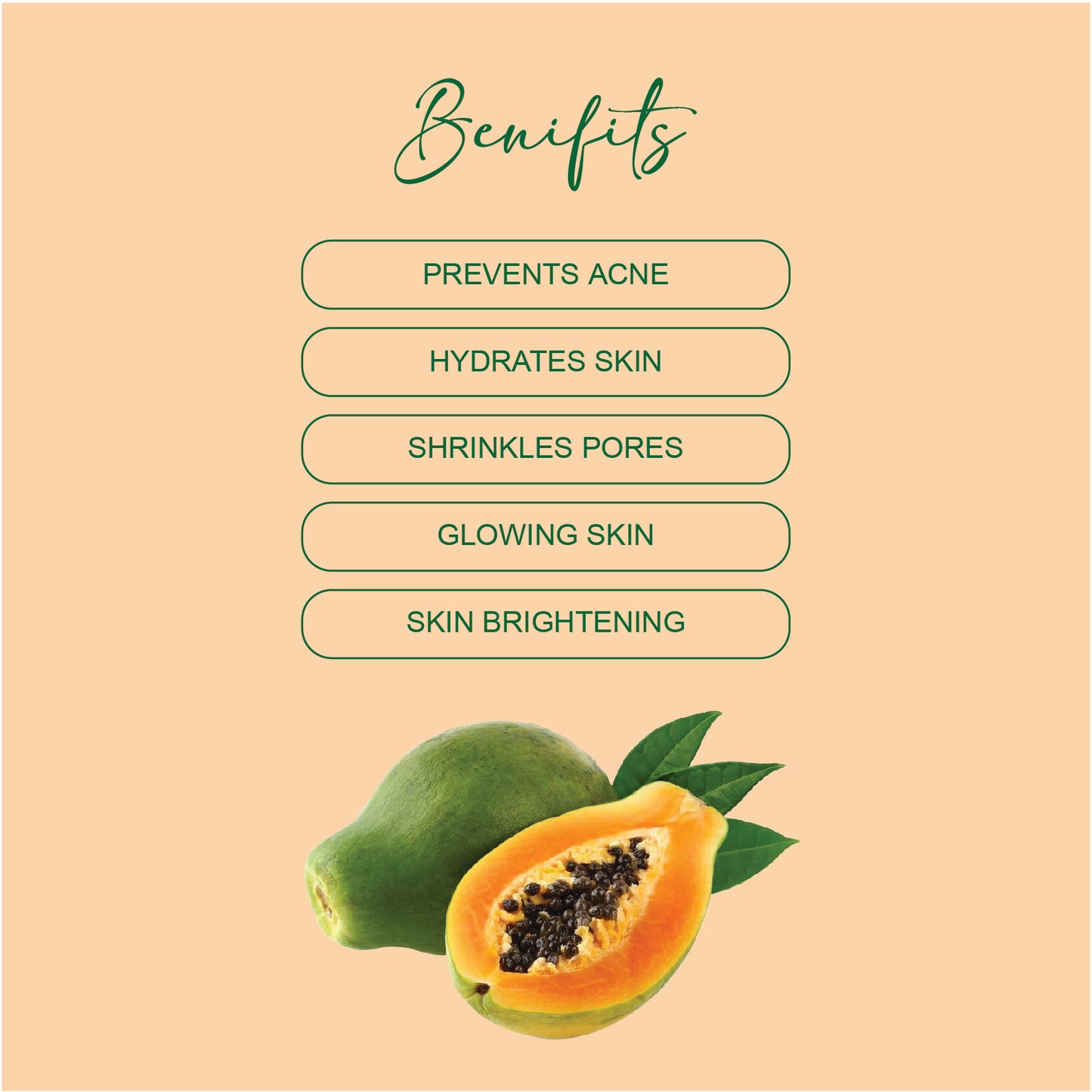 PAPAYA - Face and Body Scrubs