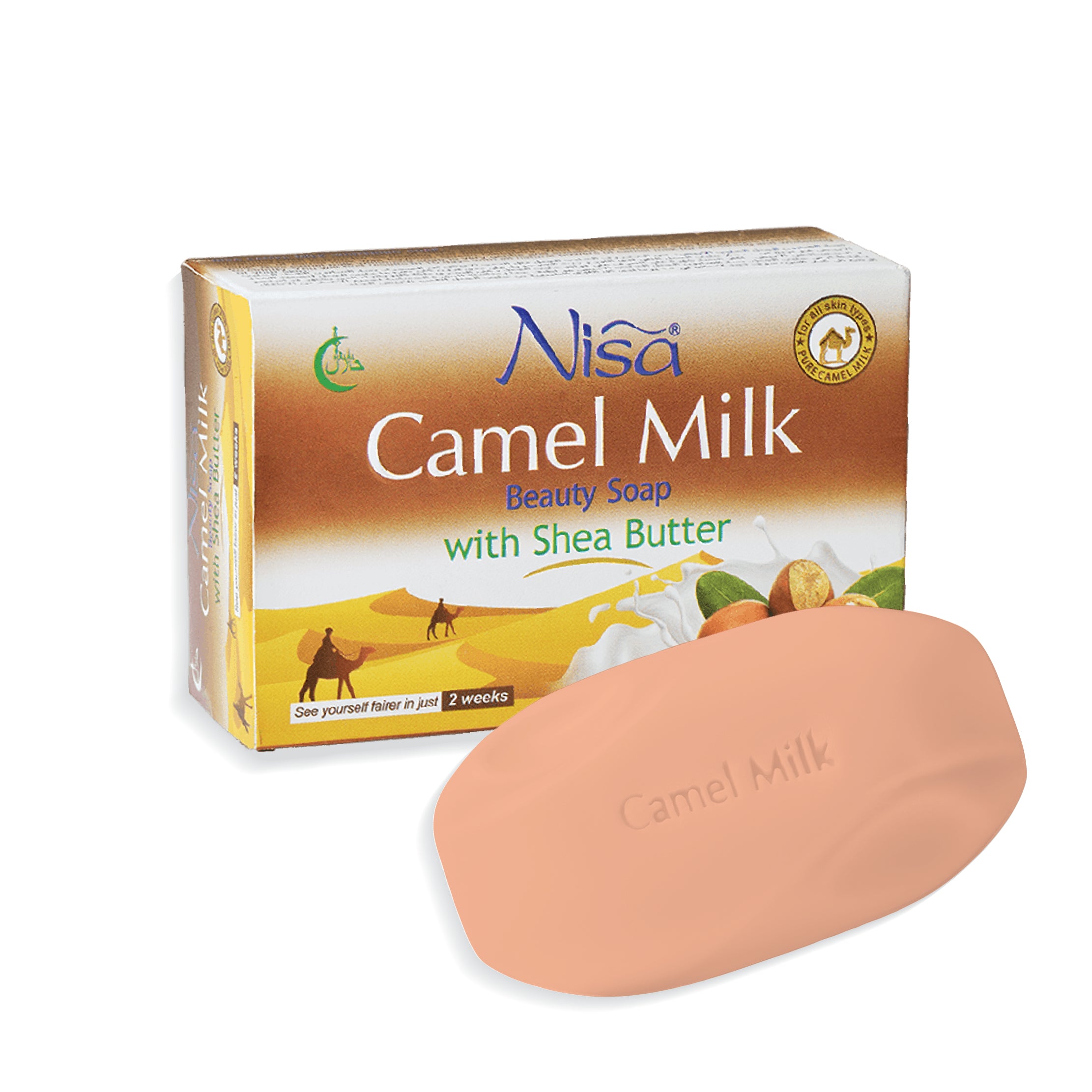 NISA - WHITENING CAMEL MILK SOAP - SHEA BUTTER