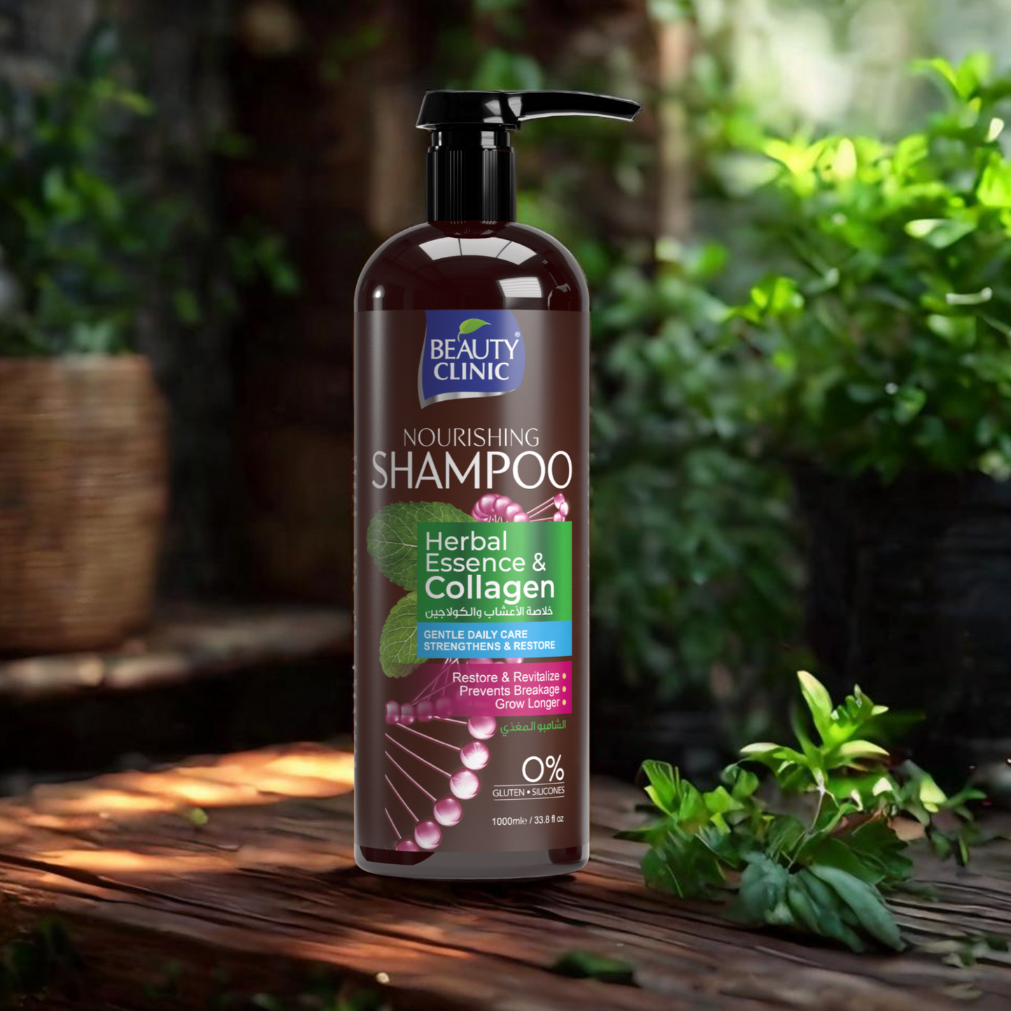 Beauty Clinic Nourishing Shampoo – Herbal Essence & Collagen