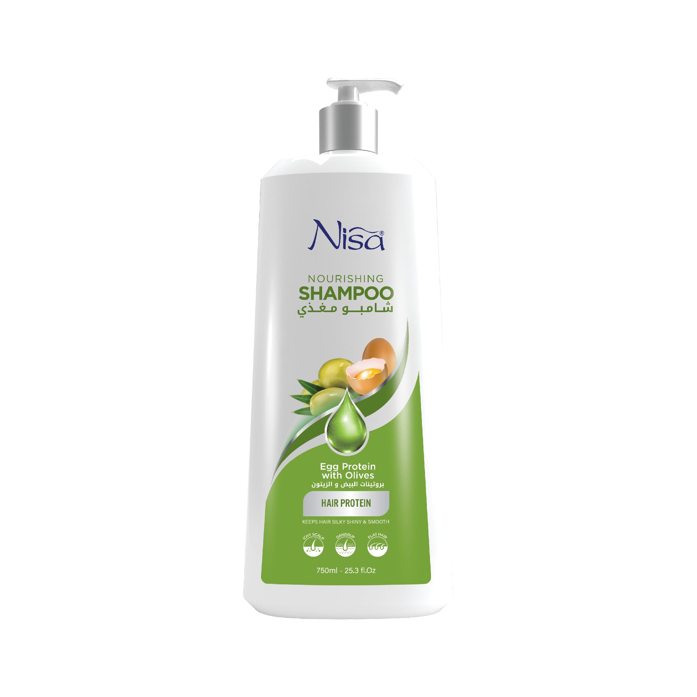 NISA - EGG PROTEIN WITH OLIVES - SHAMPOO